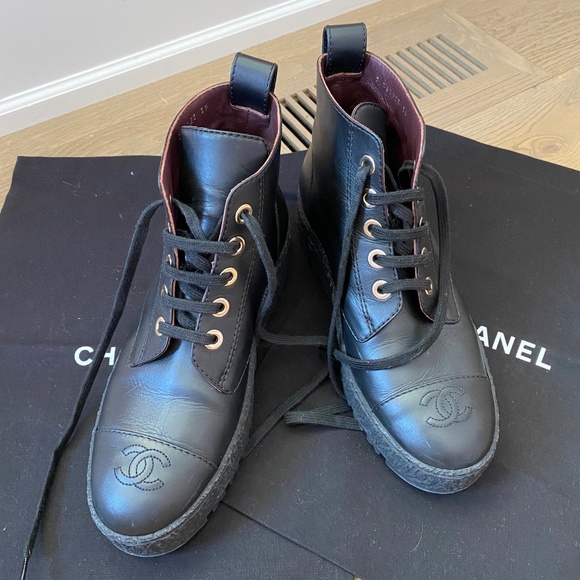 Chanel Leather Boots - Picture 2 of 10